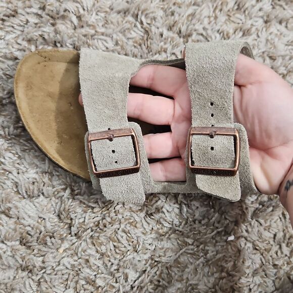 Birkenstock Arizona Suede Sandals – Taupe / Light Gray – Size 42 (Men’s 9–9.5) main image 5